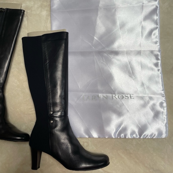 Taryn Rose Darrin-Napa Style Black Riding Boots- New in Box - Picture 7 of 7